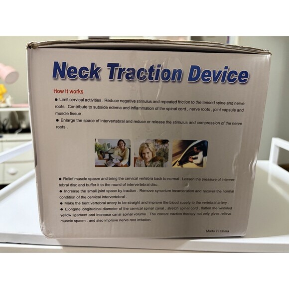 Neck Traction Device Cervical Spine Stretcher for Pain Relief | New in Box - Picture 7 of 7